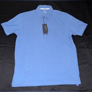 Kenneth Cole Men's Light Blue Polo Shirt